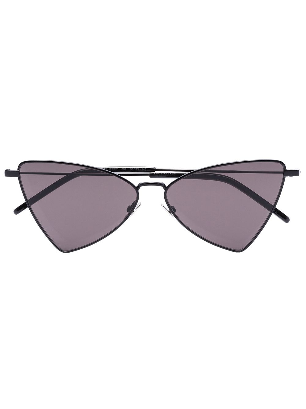 SAINT LAURENT SAINT LAURENT EYEWEAR TRIANGULAR-FRAME SUNGLASSES - 黑色