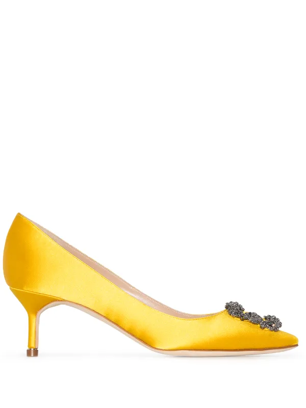 pumps yellow