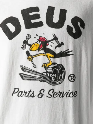 Parts & Service print T-shirt展示图