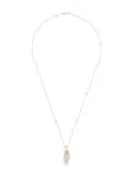 Anita Ko leaf pendant necklace - Gold