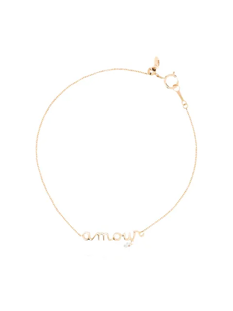 Persée 18kt yellow gold diamond Amour bracelet