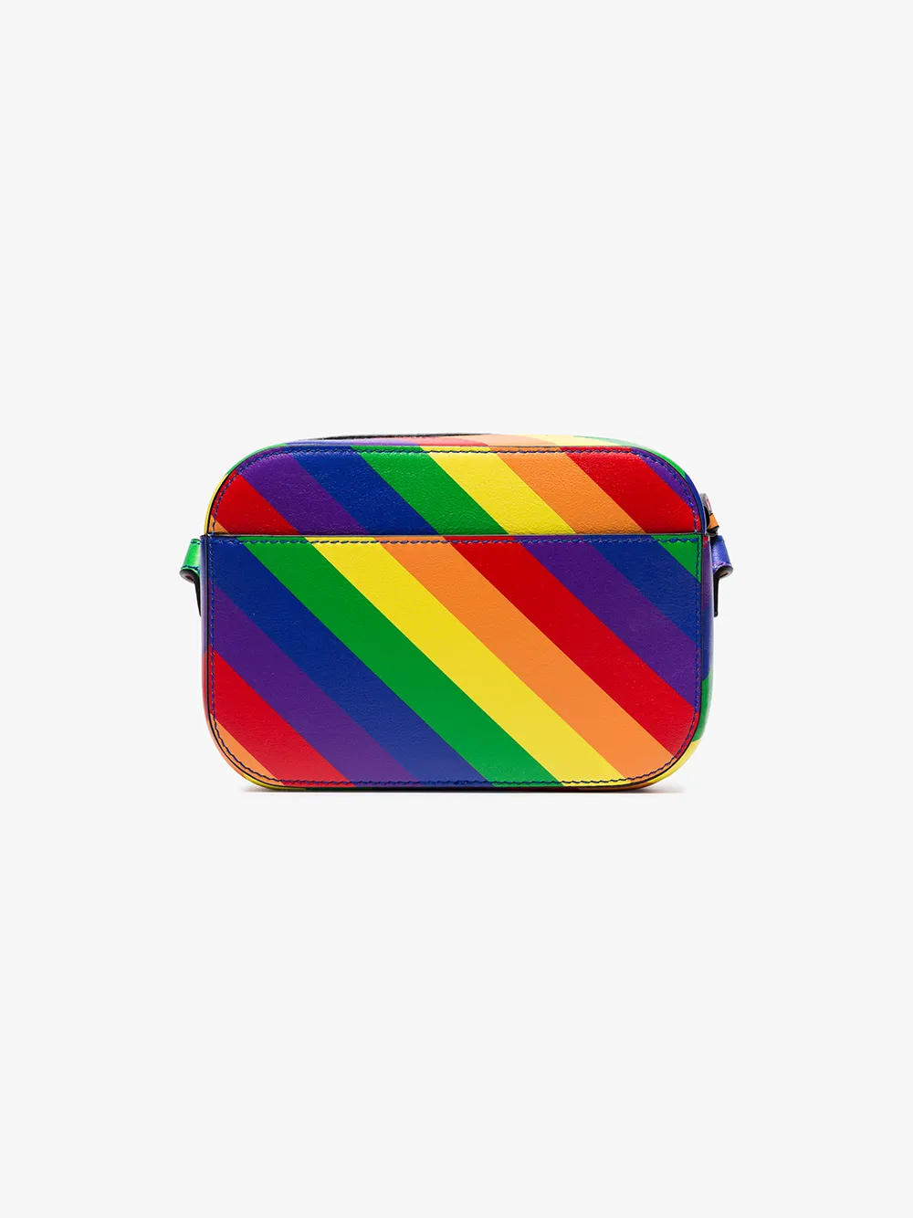 BALENCIAGA BALENCIAGA VILLE XS STRIPED CROSS-BODY BAG,55817105R3R14015273