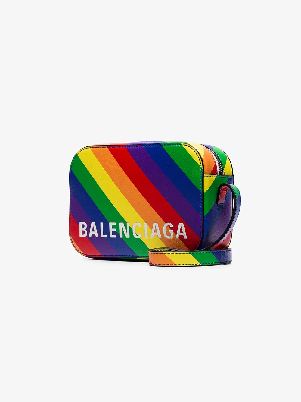 BALENCIAGA BALENCIAGA VILLE XS STRIPED CROSS-BODY BAG,55817105R3R14015273
