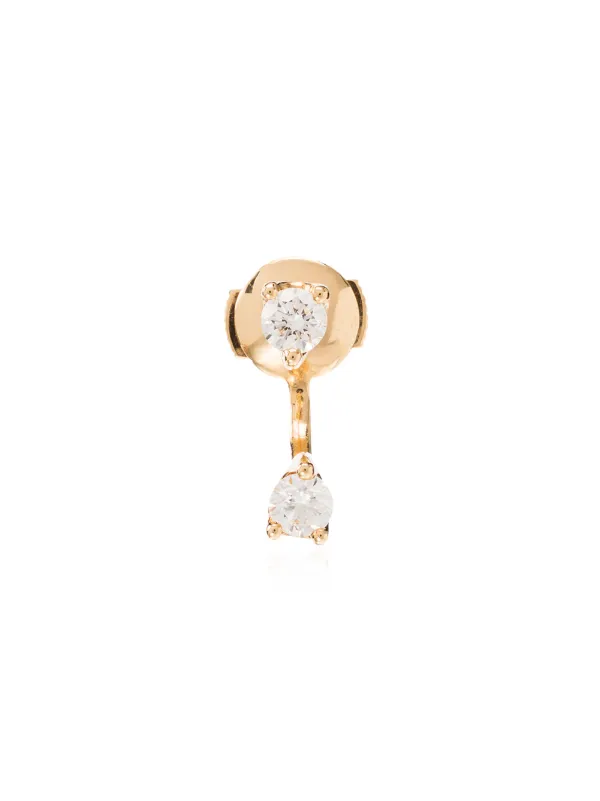 Anita Ko Classic Round Diamond Orbit Earring in Gold