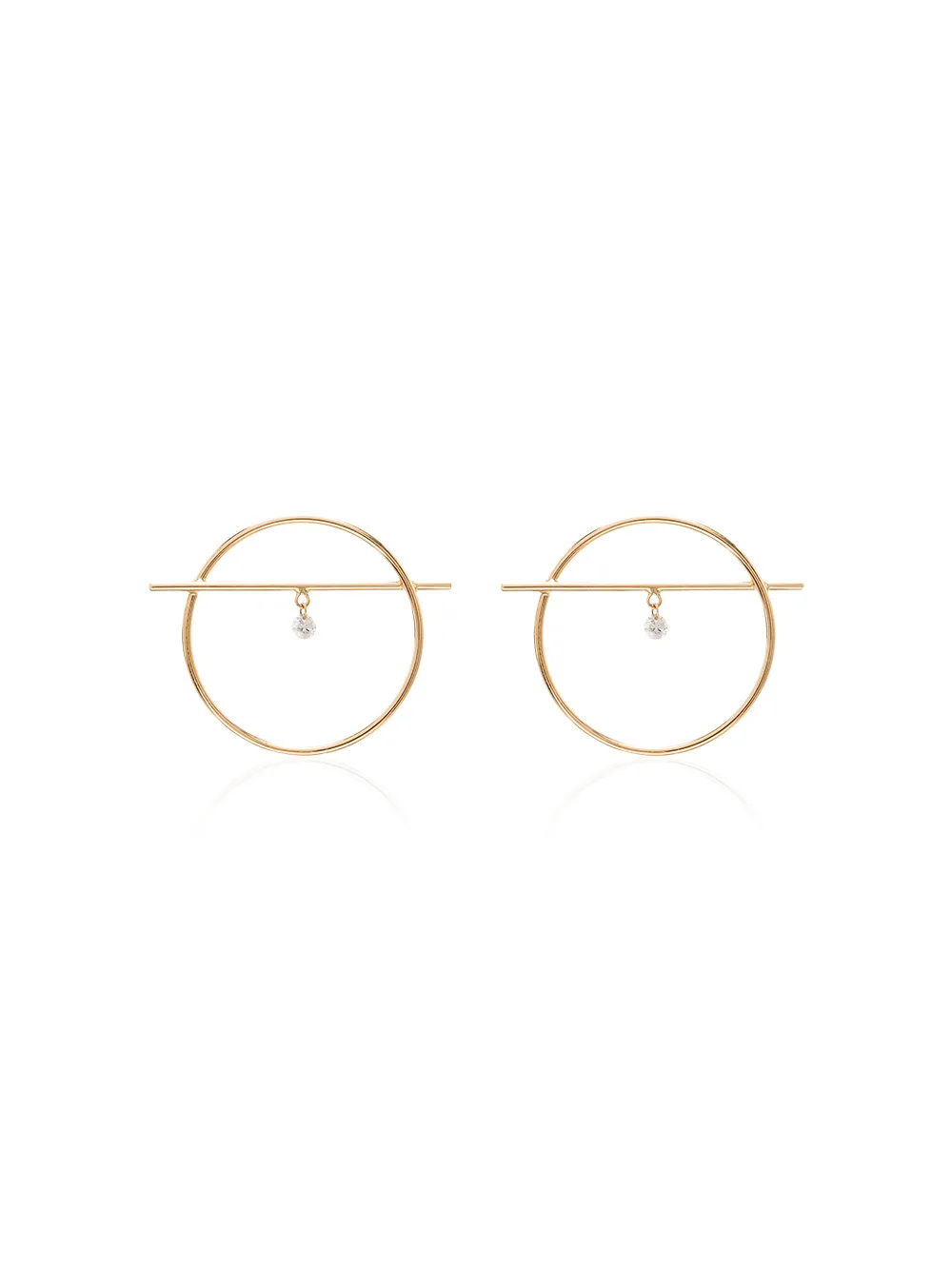 

Persée aretes en oro amarillo de 18kt con diamante - Gold