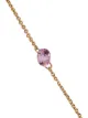 Persée 18kt yellow gold and sapphire chain bracelet