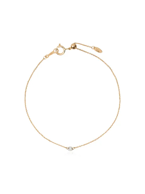 Persée 18kt yellow gold and diamond chain bracelet