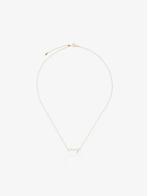 Persée 18kt yellow gold Amour diamond necklace