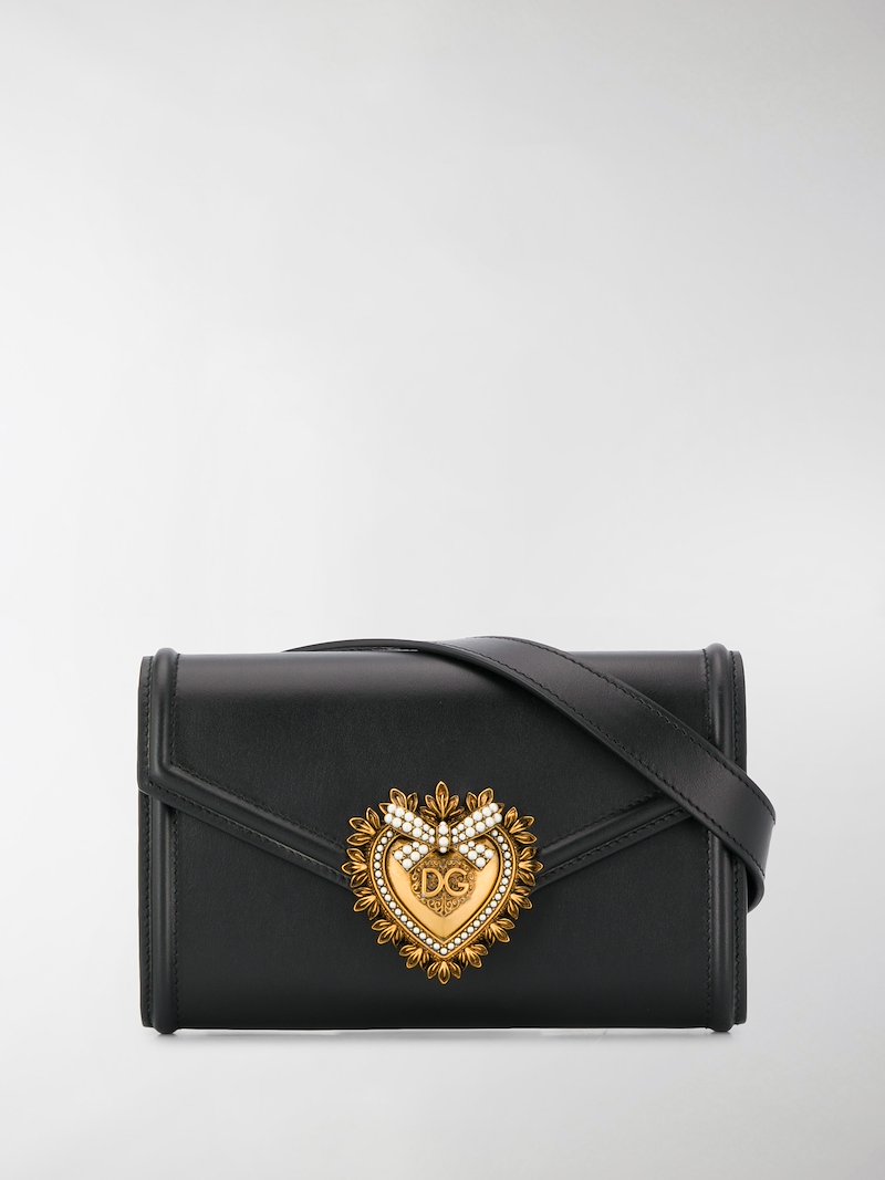 Dolce & Gabbana Devotion belt bag black | MODES