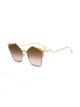 الصورة 2 من Fendi Eyewear نظارة شمسية مرصعة