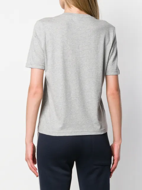 REEBOK REEBOK LOGO PRINT T-SHIRT - GREY