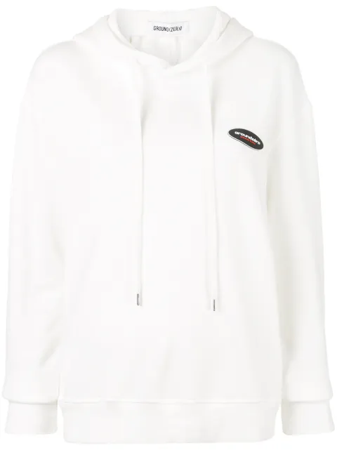 Ground Zero cut out back hoodie
