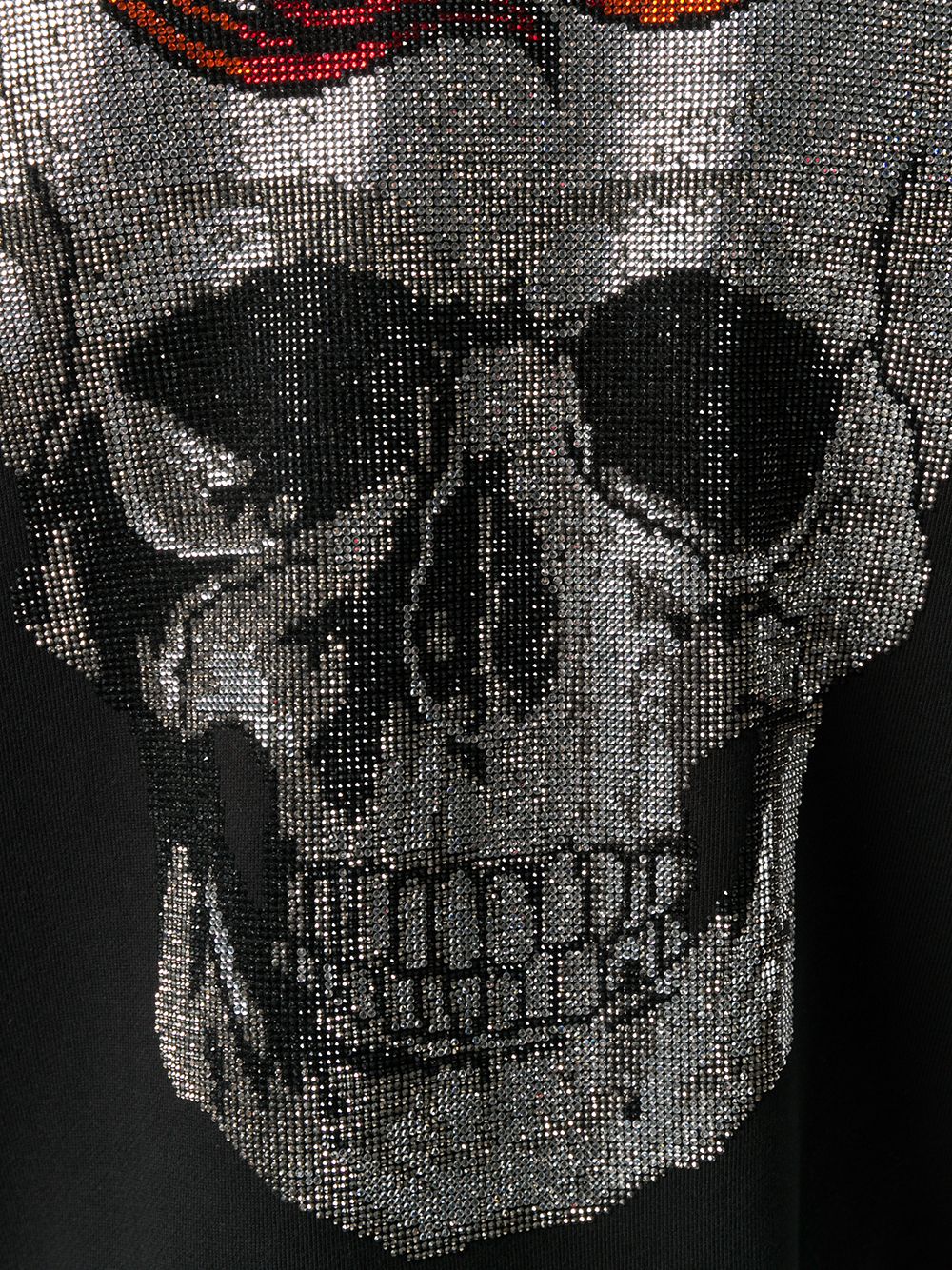 Philipp Plein crystal-embellished Skull Motif Hoodie - Farfetch
