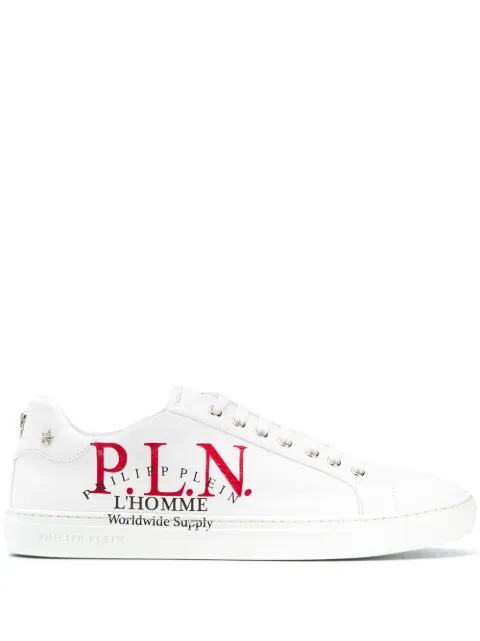Philipp Plein tenis con logo estampado