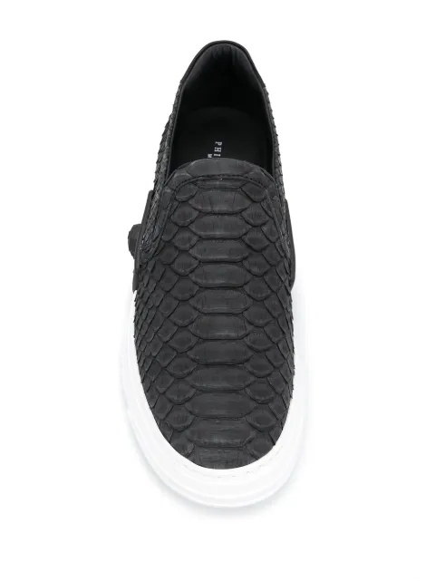 Philipp Plein Sneakers Met slangenleer-effect - Farfetch