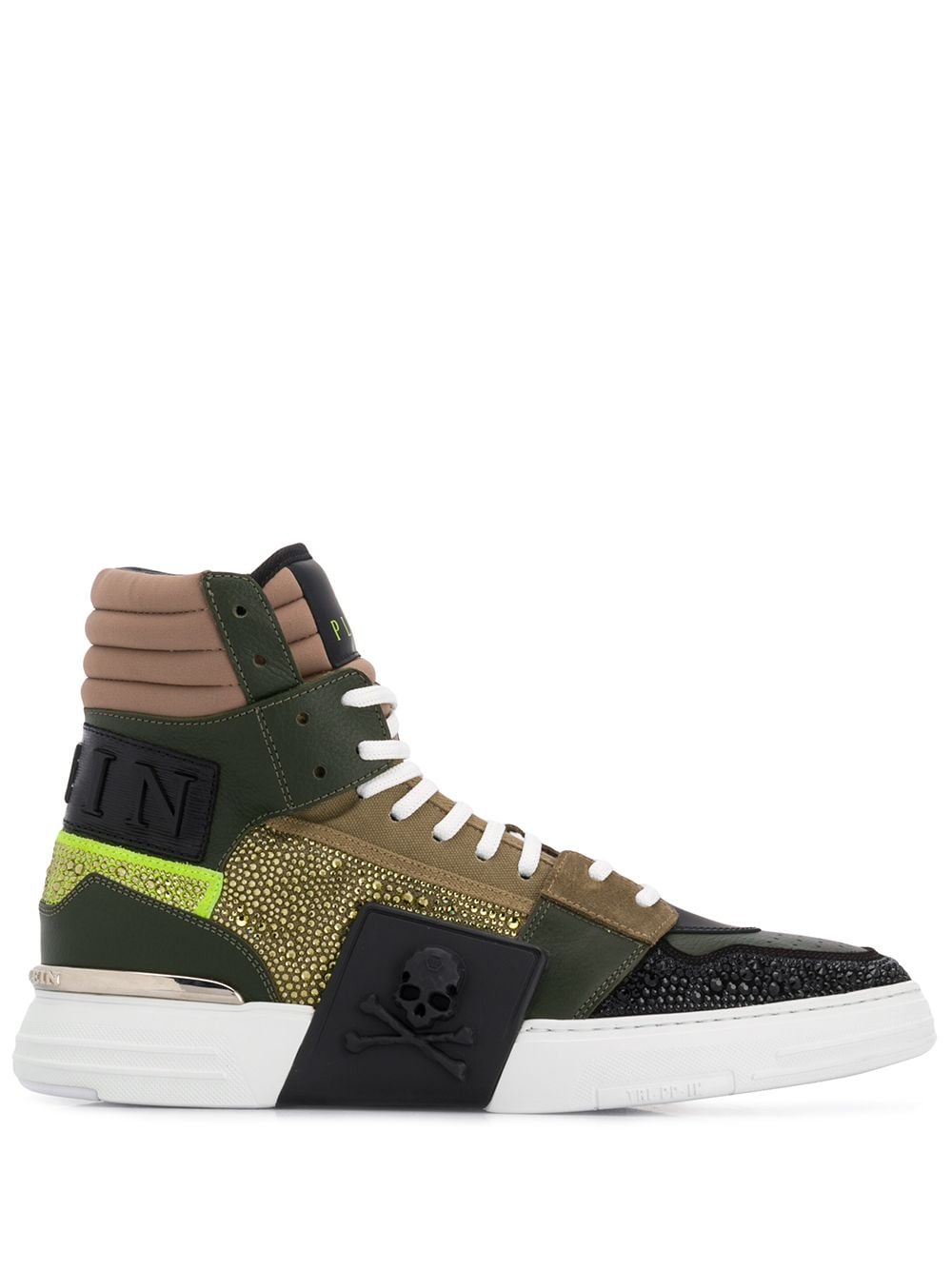 Philipp Plein Crystal hi-top Sneakers - Farfetch