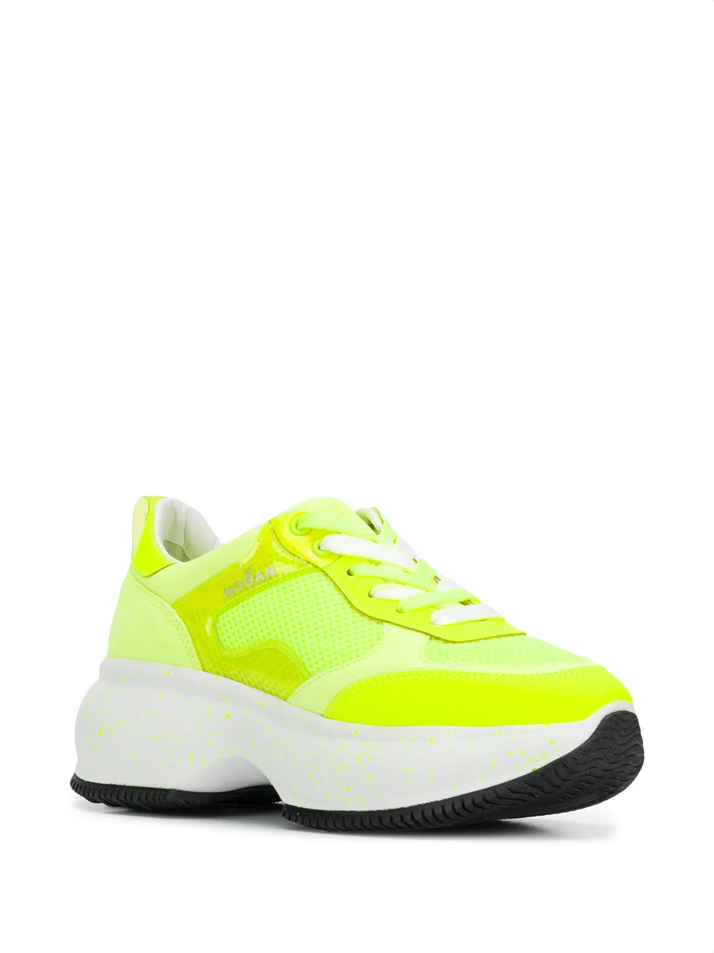 Hogan Sneakers met plateauzool Groen