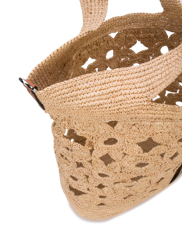 loewe slit crochet bag