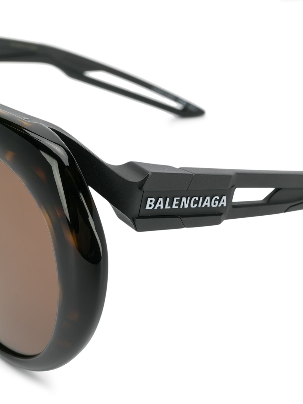 фото Balenciaga Eyewear солнцезащитные очки в круглой оправе