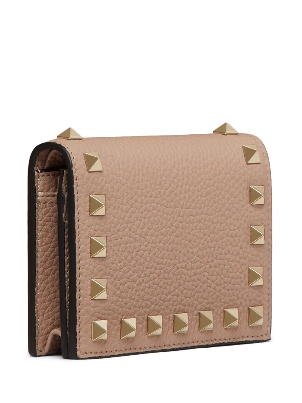 Shop Valentino Rockstud Wallet In Pink