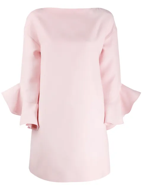 Valentino Garavani ruffled sleeve mini dress
