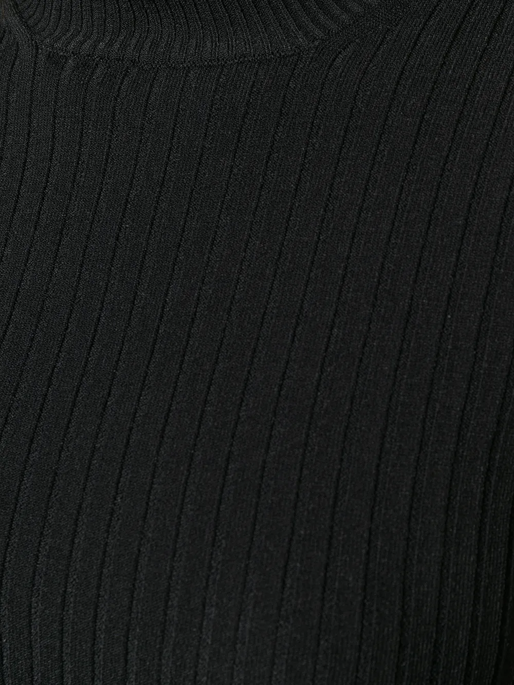 Valentino Garavani Geribbelde polo top Zwart