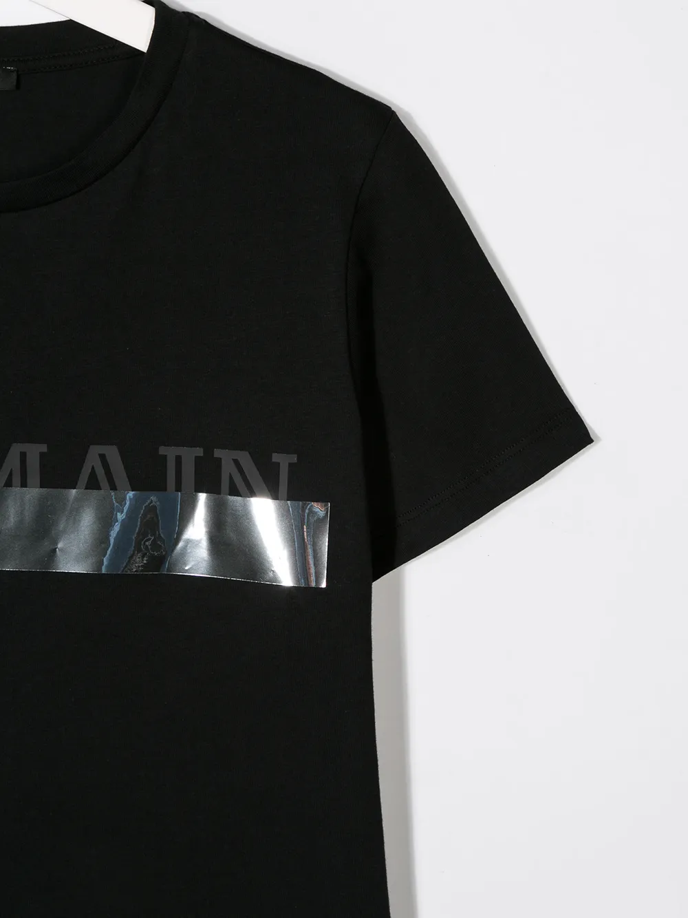 фото Balmain kids футболка с логотипом