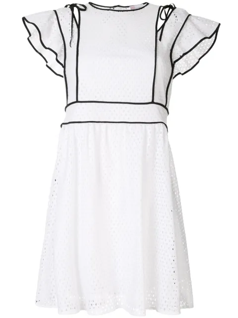 RED Valentino netted mini dress