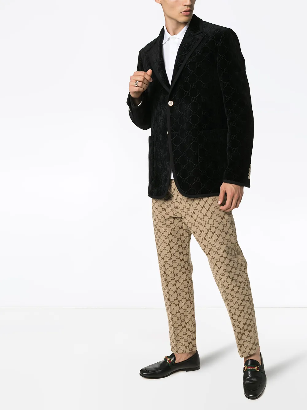 palma gg velvet jacket