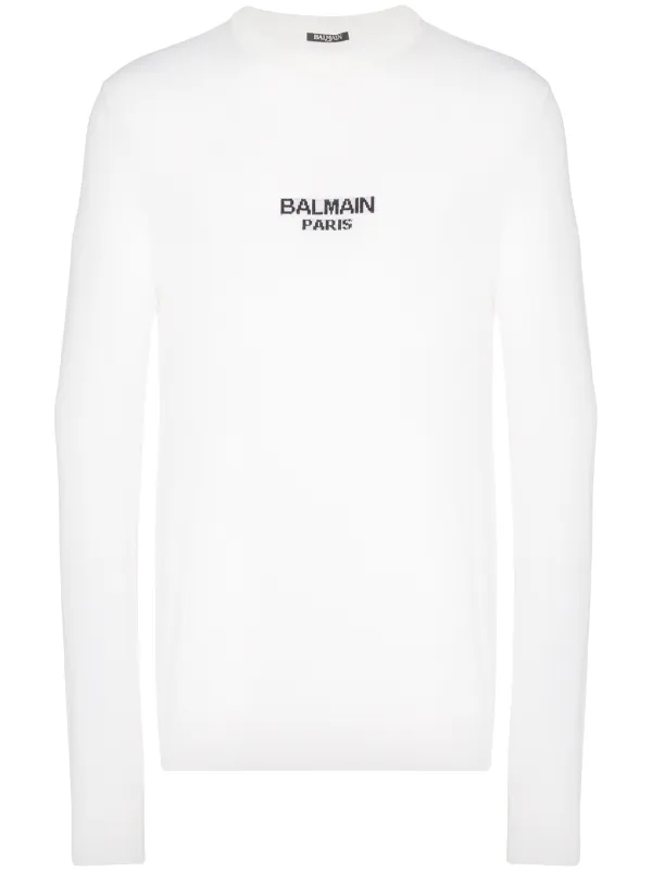 balmain jumper grey