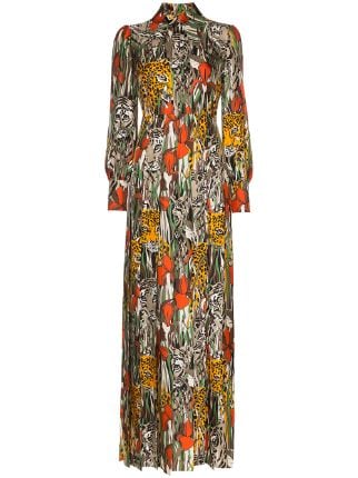 Gucci Garden Print Maxi Dress - Farfetch