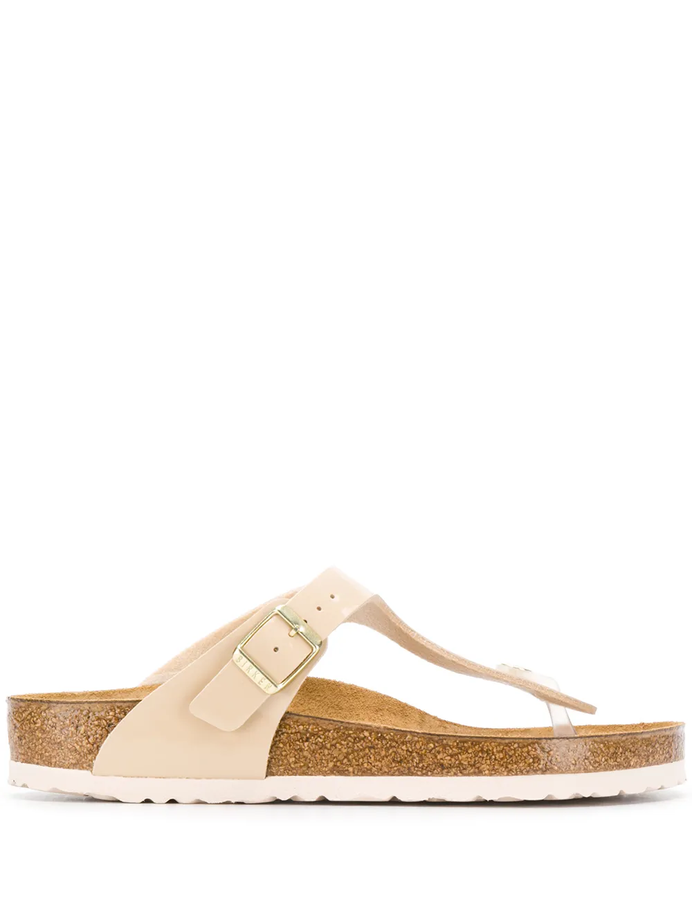 Birkenstock Gizeh Birko-Flor sandalen Beige