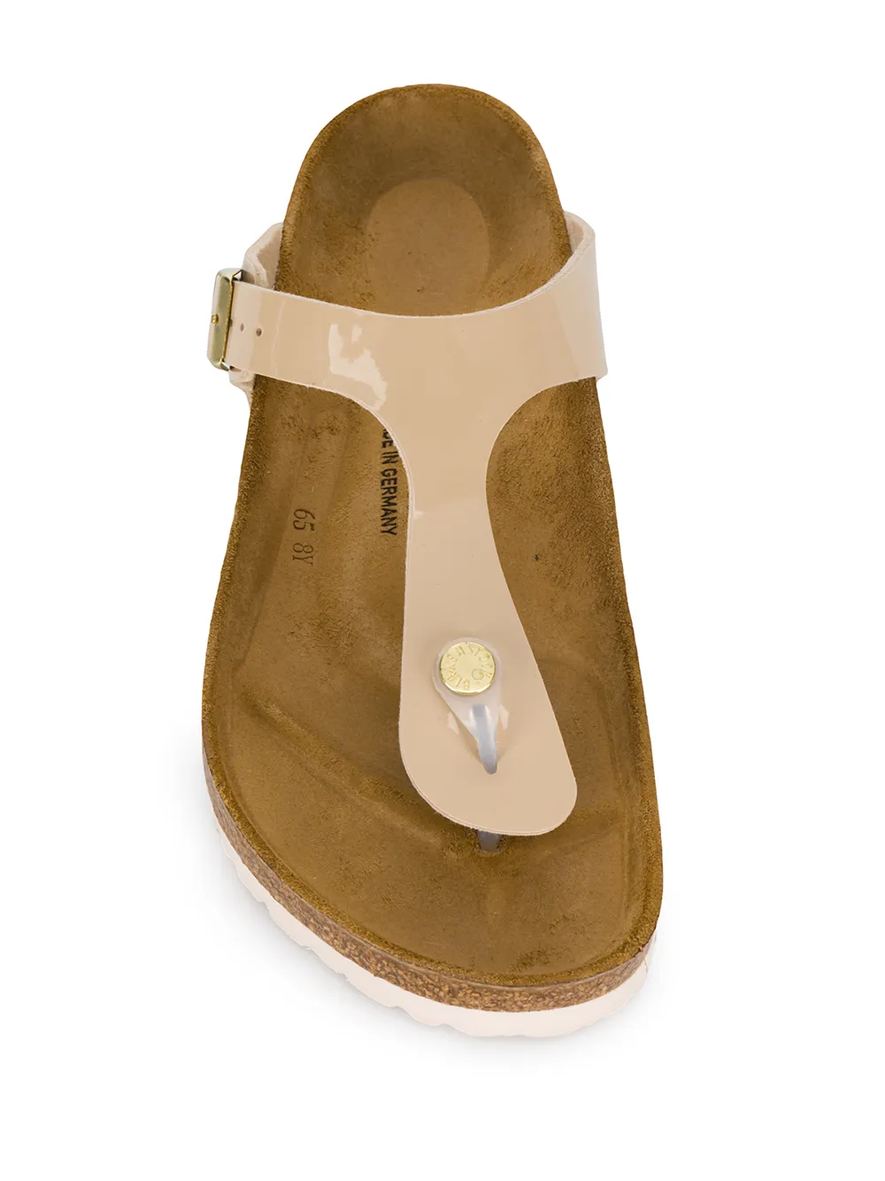 Birkenstock Gizeh Birko-Flor sandalen Beige