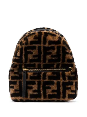 fendi shearling backpack