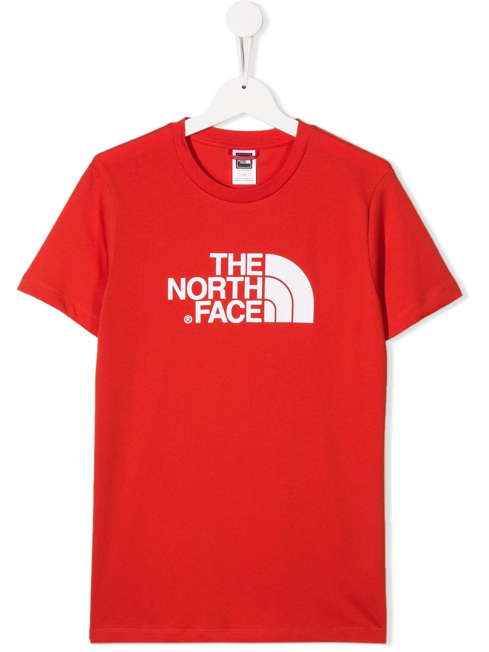 The North Face Teen Logo Print T-shirt In Red