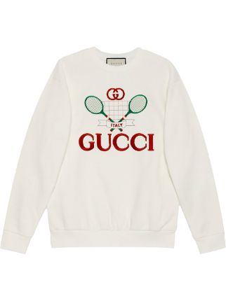 gucci embroidered sweatshirt