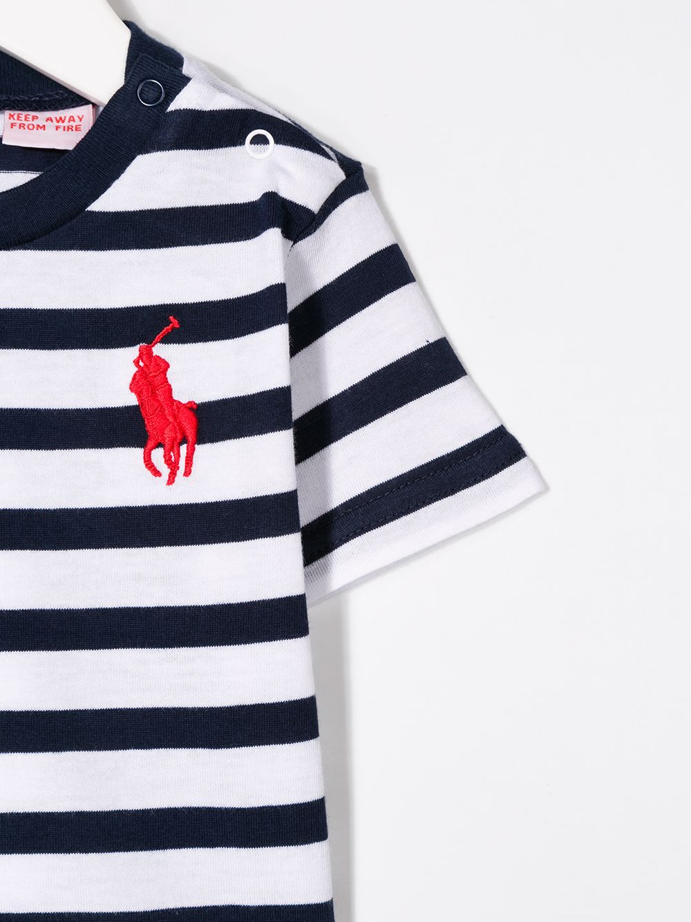 фото Ralph lauren kids футболка в полоску с логотипом