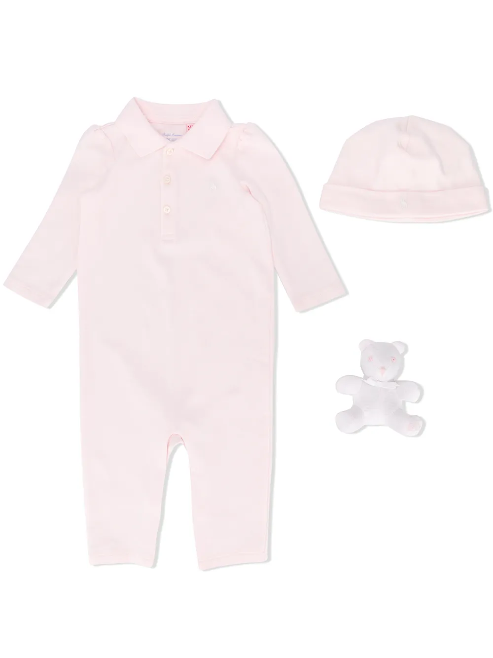 Ralph Lauren Kids комплект с вышитым логотипом