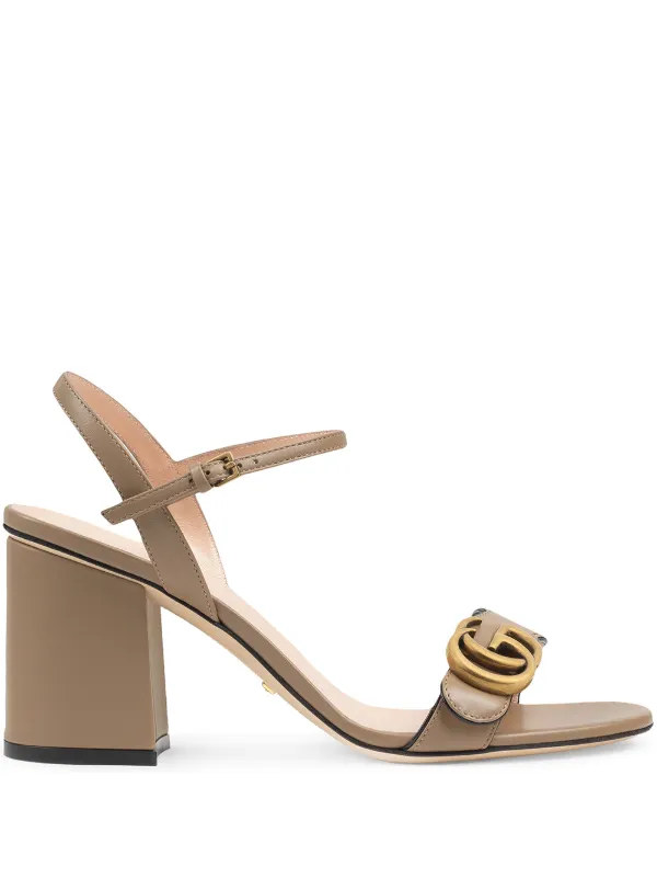 brown gucci sandals