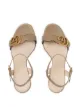 Gucci GG logo plaque sandals