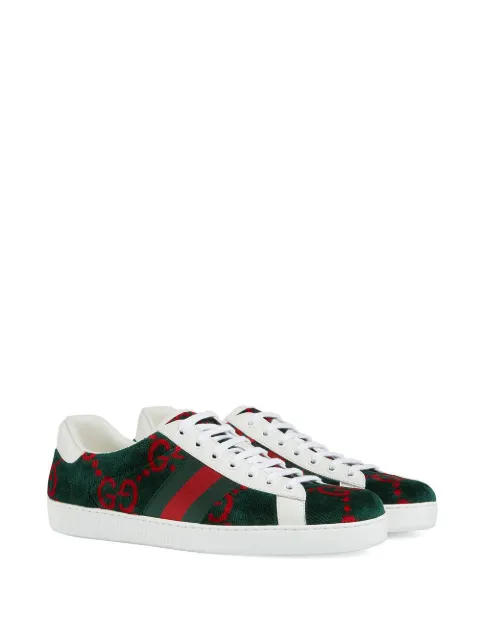 gucci ace gg terry cloth sneaker