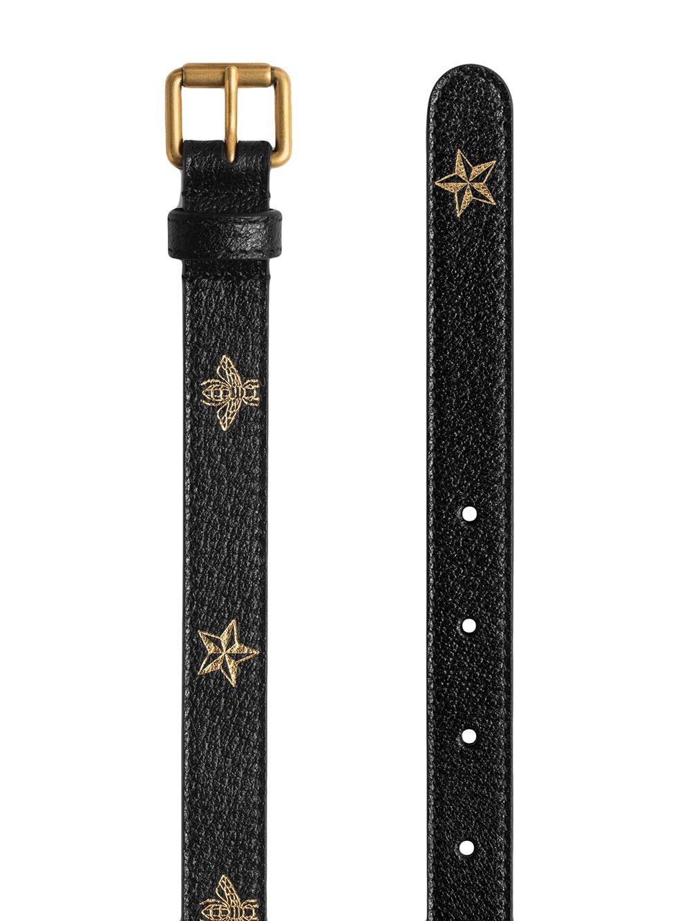 Gucci Belt With Bees And Stars Print - Farfetch