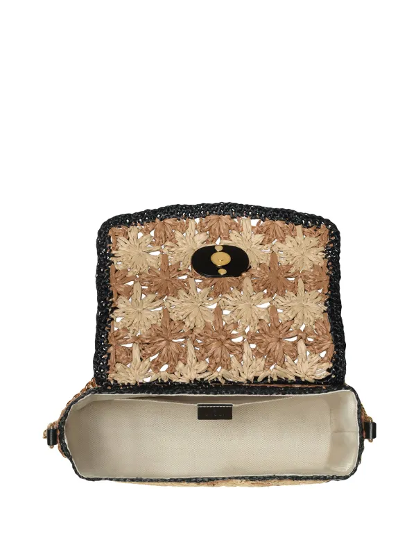 gucci raffia bag
