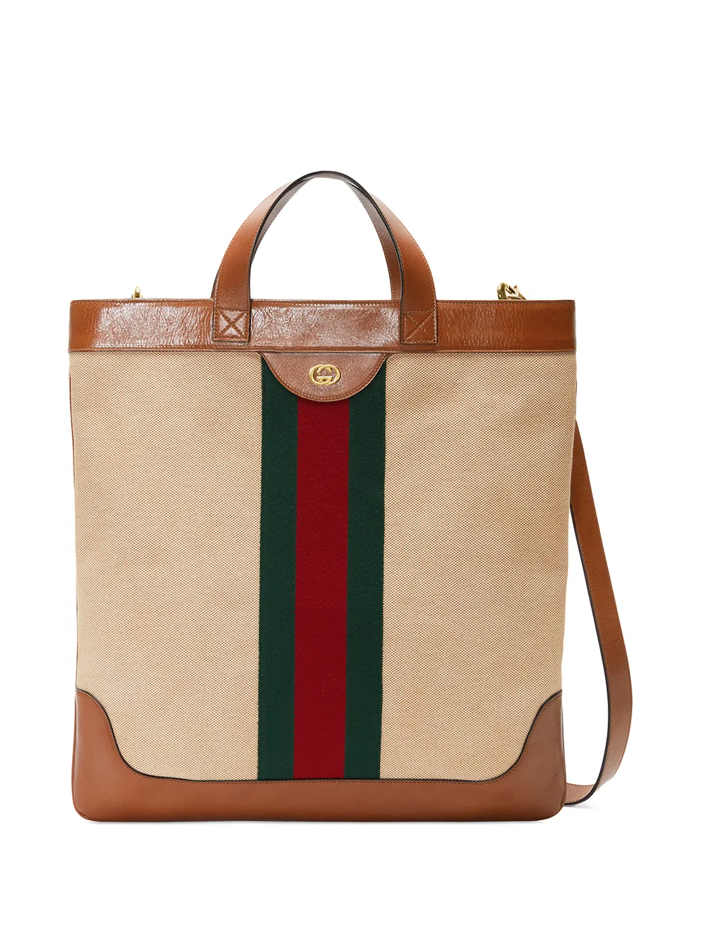 Gucci Large Vintage Canvas Tote - Farfetch