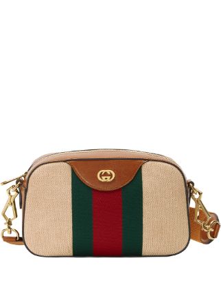 Gucci Ophidia GG Stripe Shoulder Bag - Farfetch