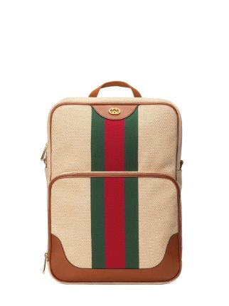 Gucci Vintage canvas backpack brown 57506398BEG - Farfetch