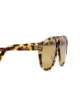 Gucci Eyewear نظارة شمسية بإطار أفياتور بجزء مطلي بالمينا