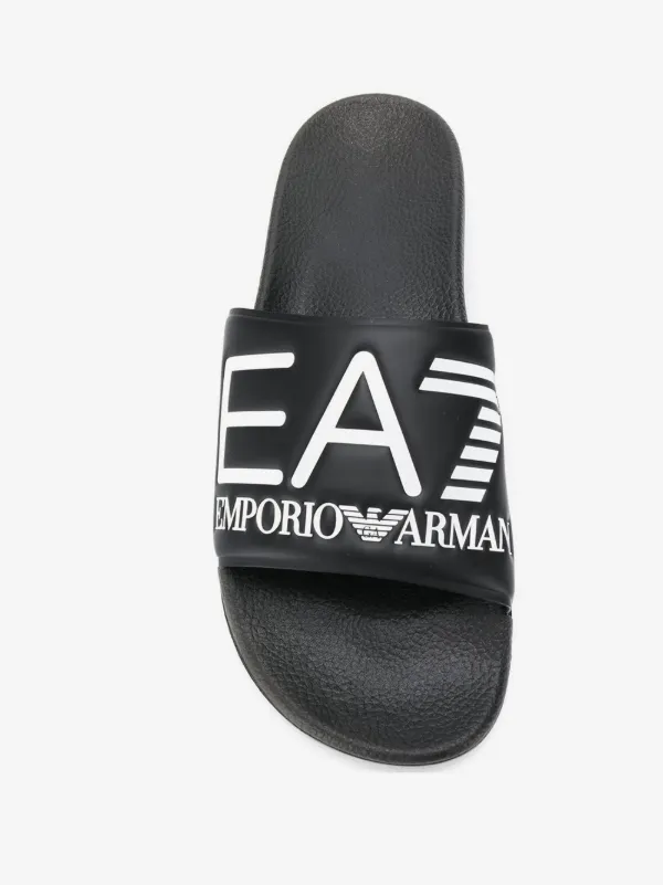 NEW EA7 Emporio Armani Mens Slide Sandals Black XCP001 XCC22 Size 11 / 44 Ea7 Slides | eBay main image 3