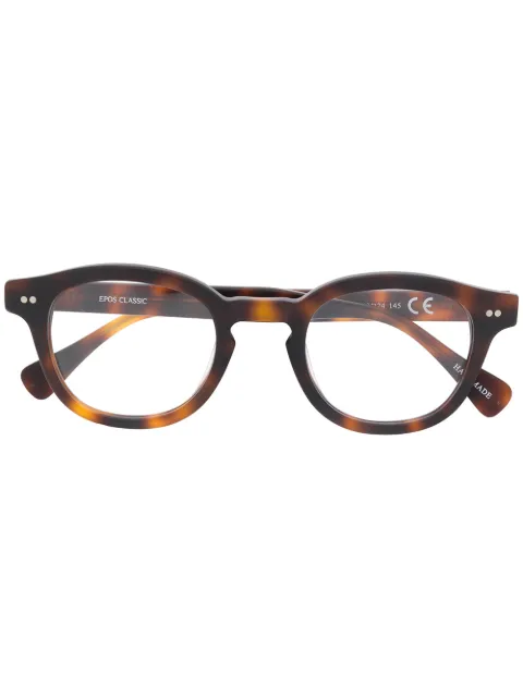 Epos round frame glasses