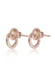 Monica Vinader Riva Circle Stud Diamond earrings
